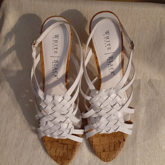 White House Black Market Shoes - White House Black Market WHBM Slingback Heels 9.5M